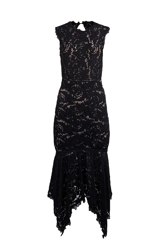 Sleeveless Women Dress in Bright Colors for Summer Parties Sleeveless Women Dress in Bright Colors for Summer Parties Saylor - Black Lace Asymmetrical Hem Midi Dress Sz M Sleeveless Women Dress in Bright Colors for Summer Parties Sleeveless Women Dress in Bright Colors for Summer Parties Saylor - Black Lace Asymmetrical Hem Midi Dress Sz M