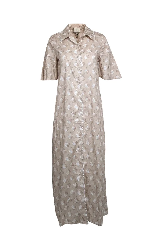 Maxi Women Dress with Floral Print for a Bohemian Vibe Maxi Women Dress with Floral Print for a Bohemian Vibe Tuckernuck - Light Beige Seashell Print Cotton Midi Dress Sz S Maxi Women Dress with Floral Print for a Bohemian Vibe Maxi Women Dress with Floral Print for a Bohemian Vibe Tuckernuck - Light Beige Seashell Print Cotton Midi Dress Sz S