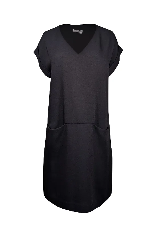 Little Black Women Dress with Sequins for a Glamorous Night Out Little Black Women Dress with Sequins for a Glamorous Night Out Vince - Black V-Neck Shift Dress w/ Cuffed Sleeves Sz L Little Black Women Dress with Sequins for a Glamorous Night Out Little Black Women Dress with Sequins for a Glamorous Night Out Vince - Black V-Neck Shift Dress w/ Cuffed Sleeves Sz L