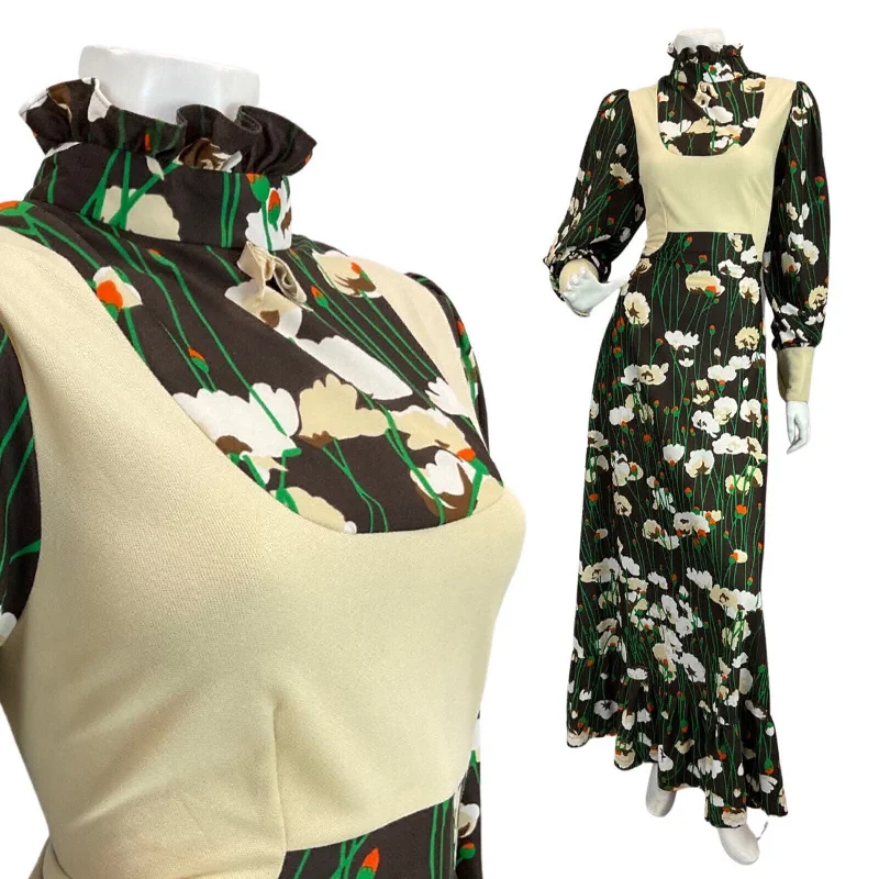 Mermaid - Style Women Dress with a Fitted Silhouette for Special Occasions Mermaid - Style Women Dress with a Fitted Silhouette for Special Occasions VINTAGE 60s 70s BROWN CREAM ORANGE FLORAL BOHO MOD FOLK PRAIRIE MAXI DRESS 12 14 Mermaid - Style Women Dress with a Fitted Silhouette for Special Occasions Mermaid - Style Women Dress with a Fitted Silhouette for Special Occasions VINTAGE 60s 70s BROWN CREAM ORANGE FLORAL BOHO MOD FOLK PRAIRIE MAXI DRESS 12 14