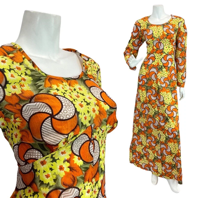 Mermaid - Style Women Dress with a Fitted Silhouette for Special Occasions Mermaid - Style Women Dress with a Fitted Silhouette for Special Occasions VINTAGE 60s 70s ORANGE YELLOW GREEN PSYCHEDELIC FLORAL SPIRAL MOD MAXI DRESS 12 Mermaid - Style Women Dress with a Fitted Silhouette for Special Occasions Mermaid - Style Women Dress with a Fitted Silhouette for Special Occasions VINTAGE 60s 70s ORANGE YELLOW GREEN PSYCHEDELIC FLORAL SPIRAL MOD MAXI DRESS 12