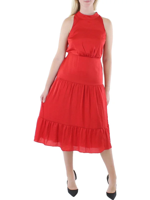 Mermaid - Style Women Dress with a Fitted Silhouette for Special Occasions Mermaid - Style Women Dress with a Fitted Silhouette for Special Occasions Womens Satin Sleeveless Midi Dress Mermaid - Style Women Dress with a Fitted Silhouette for Special Occasions Mermaid - Style Women Dress with a Fitted Silhouette for Special Occasions Womens Satin Sleeveless Midi Dress