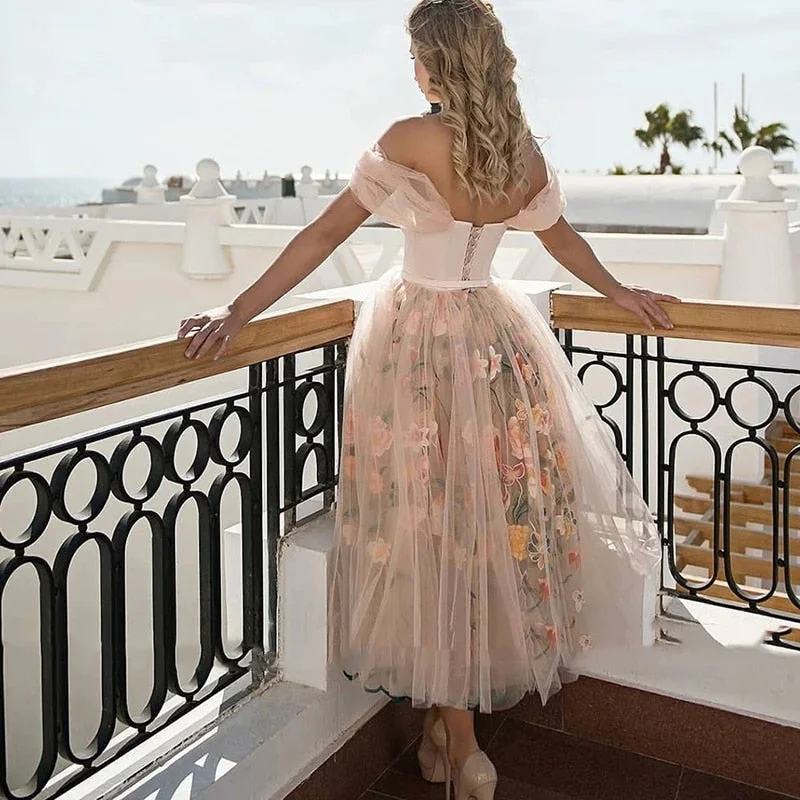 Metallic maxi dresses for a glamorous New Year's Eve partyFashionSierra - A Line Sweetheart Prom Dresses