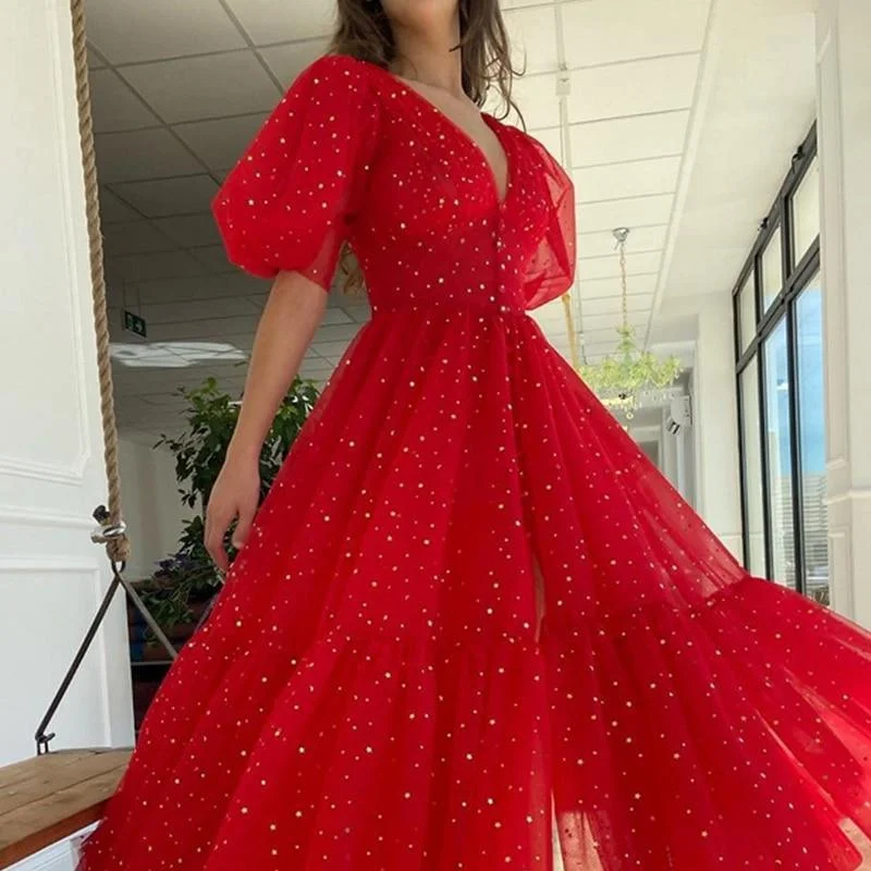 Maxi dresses with off - the - shoulder styles for a romantic and breezy lookFashionSierra - Black Mesh Starry Tulle Elegant Dresses Maxi dresses with off - the - shoulder styles for a romantic and breezy lookFashionSierra - Black Mesh Starry Tulle Elegant Dresses