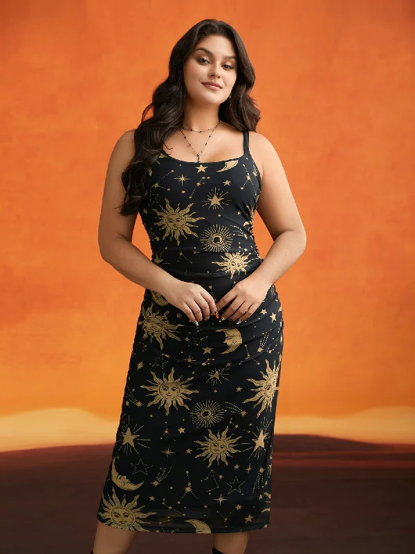 Maxi dresses with a pleated skirt for a timeless and elegant appearanceCami Starry Mesh Chiffon Midi Dress Maxi dresses with a pleated skirt for a timeless and elegant appearanceCami Starry Mesh Chiffon Midi Dress