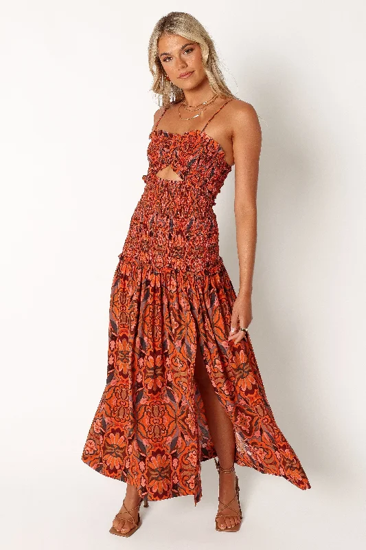 Midi dresses with halter necks for a stylish and comfortable optionCecil Midi Dress - Harvest Moon Midi dresses with halter necks for a stylish and comfortable optionCecil Midi Dress - Harvest Moon