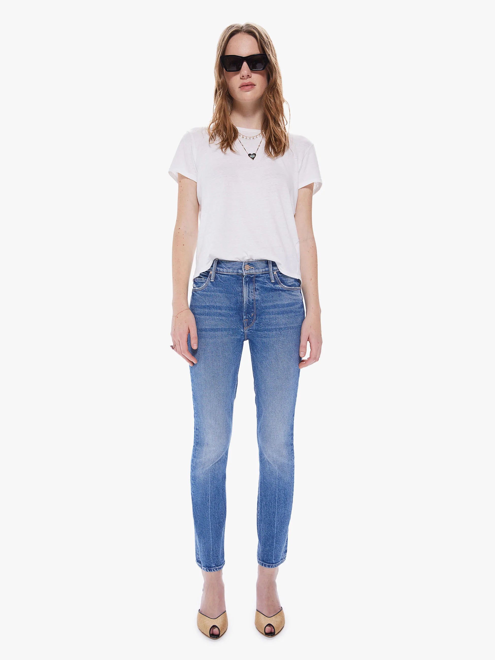 Fringed Denim Top with a Bohemian FlairMid Rise Dazzler Ankle Jean - Other Moods