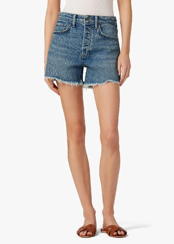Denim Top with a Peplum Hem for a Flirty and Feminine LookTHE JESSIE