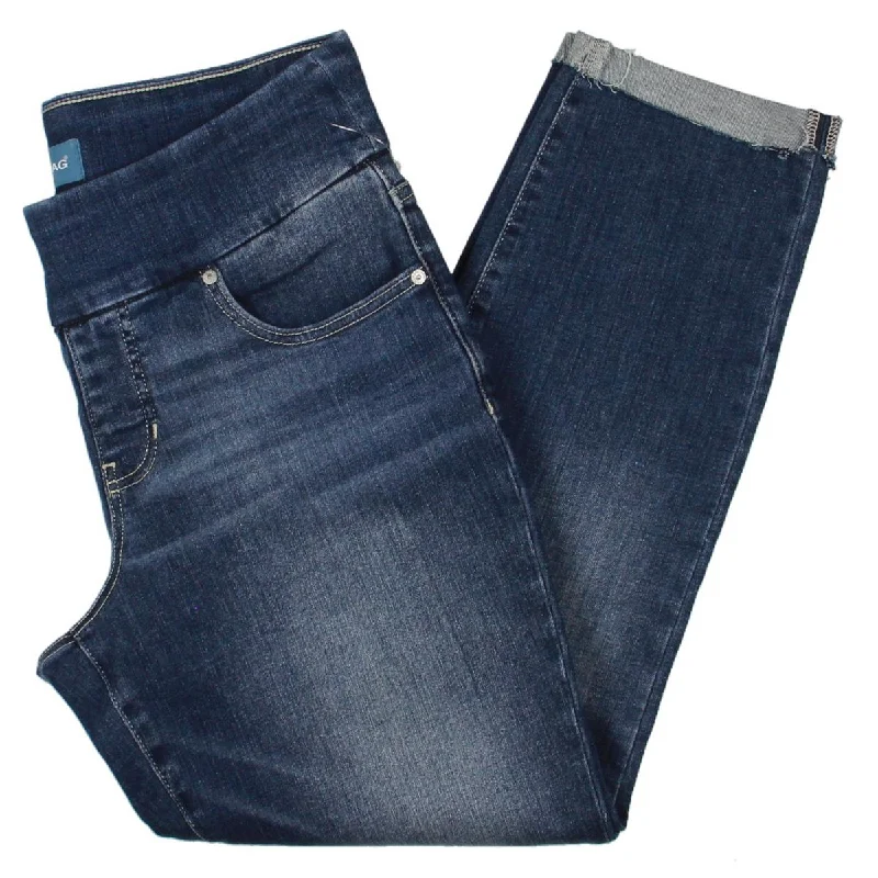 Women's button - fly jeans pants Wide - leg women jeans for a modern and relaxed vibe Amelia Womens Denim Mid Rise Ankle Jeans Women's button - fly jeans pants Wide - leg women jeans for a modern and relaxed vibe Amelia Womens Denim Mid Rise Ankle Jeans