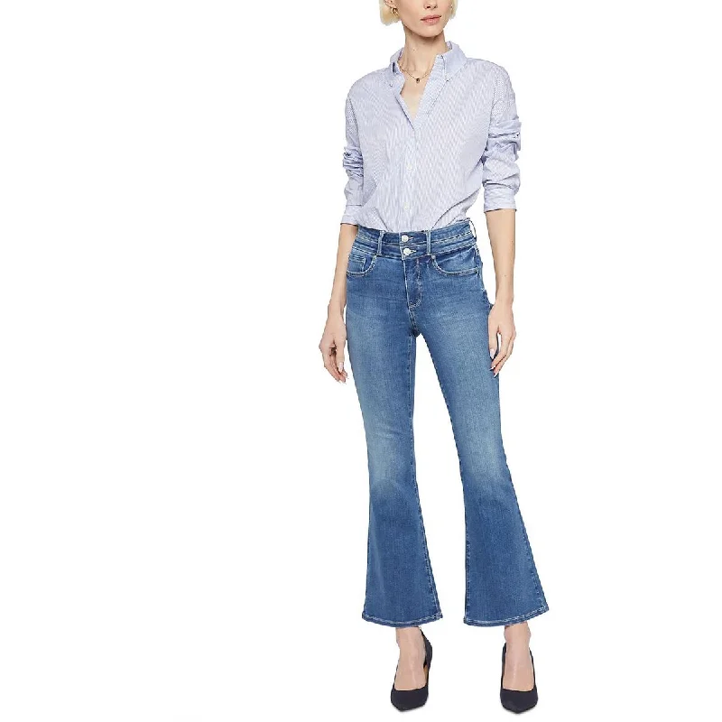 Women's two - piece pant set Ripped women jeans for a rebellious and fashion - forward style Ava Womens High Rise Medium Wash Flare Jeans Women's two - piece pant set Ripped women jeans for a rebellious and fashion - forward style Ava Womens High Rise Medium Wash Flare Jeans