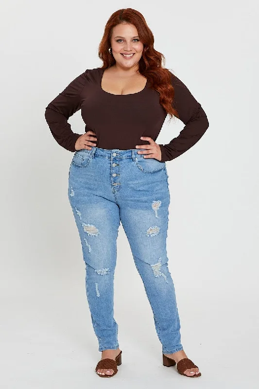 Women's tassel - adorned boho pants Embellished women jeans with studs or rhinestones for a glamorous touch Blue Denim Jean High Rise Distressed Skinny Women's tassel - adorned boho pants Embellished women jeans with studs or rhinestones for a glamorous touch Blue Denim Jean High Rise Distressed Skinny