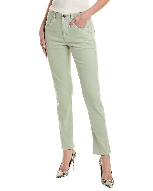 Women's pants for family gatherings Embroidered women jeans with intricate patterns Brunello Cucinelli The Mid-Rise Straight Leg Jean Women's pants for family gatherings Embroidered women jeans with intricate patterns Brunello Cucinelli The Mid-Rise Straight Leg Jean