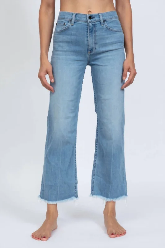 Women's pants for family gatherings Embroidered women jeans with intricate patterns Crop Wide Leg Jean In Keel Over Women's pants for family gatherings Embroidered women jeans with intricate patterns Crop Wide Leg Jean In Keel Over