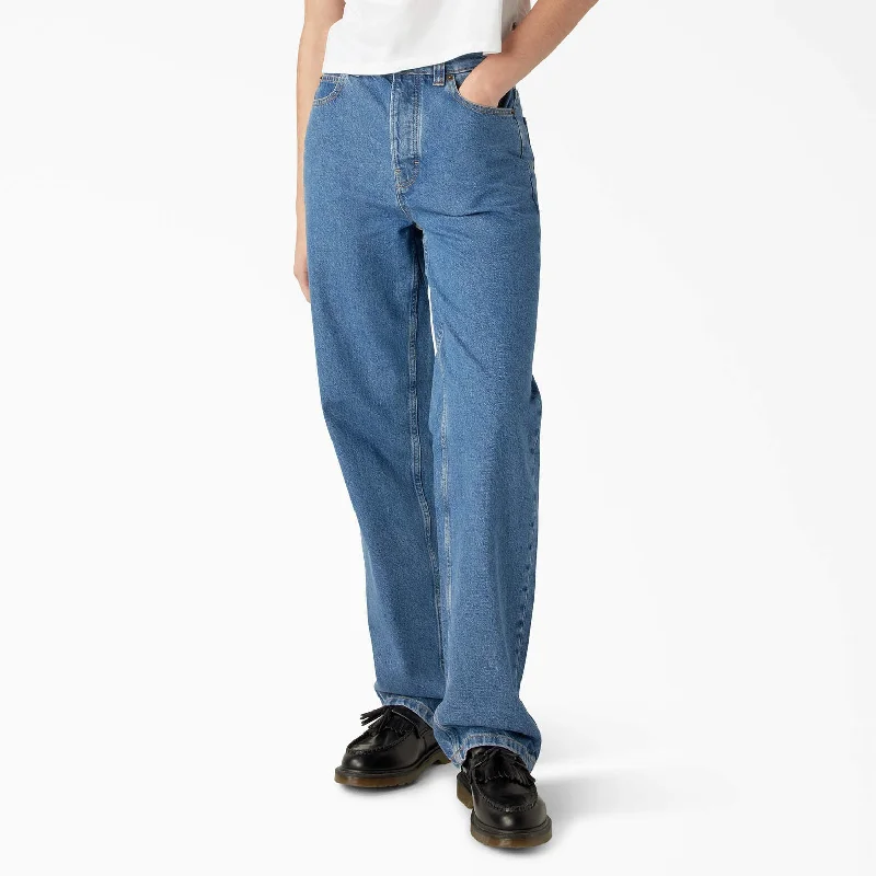 Women's pants for music festivals Ripped women jeans for a rebellious and fashion - forward style Dickies Women's Thomasville Jeans Women's pants for music festivals Ripped women jeans for a rebellious and fashion - forward style Dickies Women's Thomasville Jeans