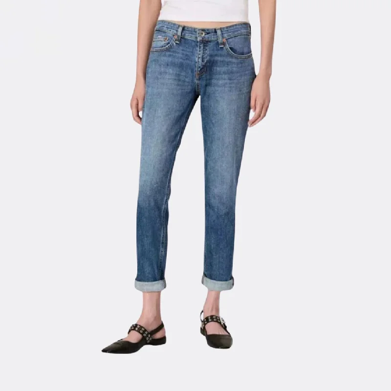 Women's on - sale casual pants Light - wash women jeans for a fresh and summery appearance Dre Low-Rise Slim Boyfriend (Julienne) Women's on - sale casual pants Light - wash women jeans for a fresh and summery appearance Dre Low-Rise Slim Boyfriend (Julienne)