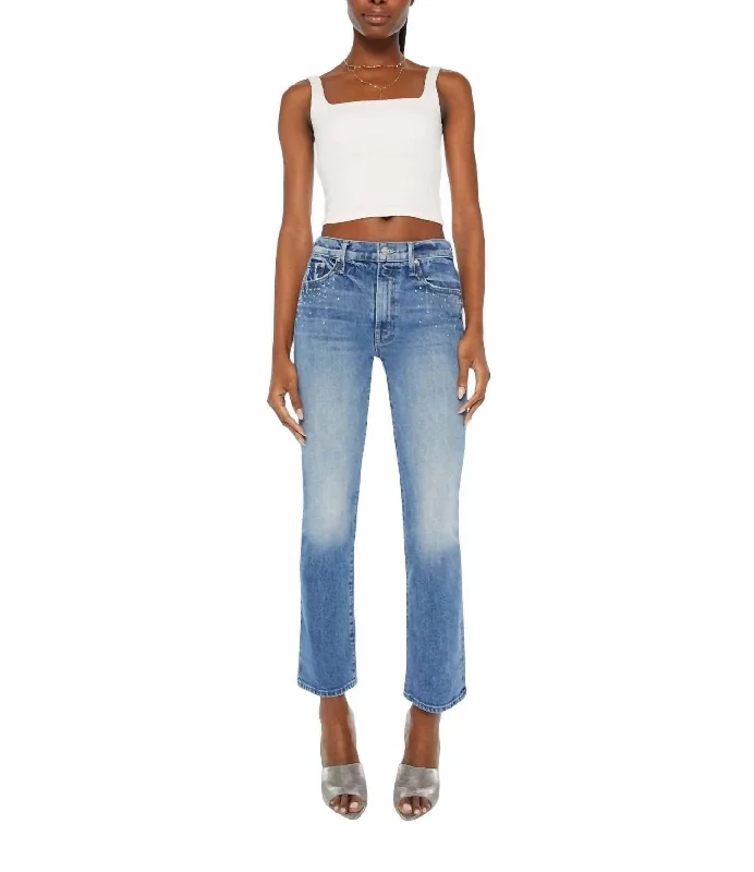 Women's pants for music festivals Ripped women jeans for a rebellious and fashion - forward style Insider Flood Jeans In Metal Magic Women's pants for music festivals Ripped women jeans for a rebellious and fashion - forward style Insider Flood Jeans In Metal Magic