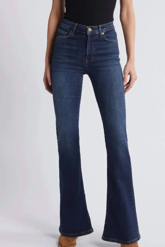 Women's on - sale casual pants Light - wash women jeans for a fresh and summery appearance Le Easy Flare Jean In Moonflower Women's on - sale casual pants Light - wash women jeans for a fresh and summery appearance Le Easy Flare Jean In Moonflower