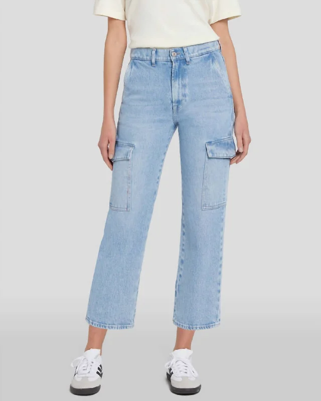 Women's fall - appropriate corduroy pants Distressed women jeans for a trendy and edgy look Logan Cargo Jeans In Airwave Women's fall - appropriate corduroy pants Distressed women jeans for a trendy and edgy look Logan Cargo Jeans In Airwave