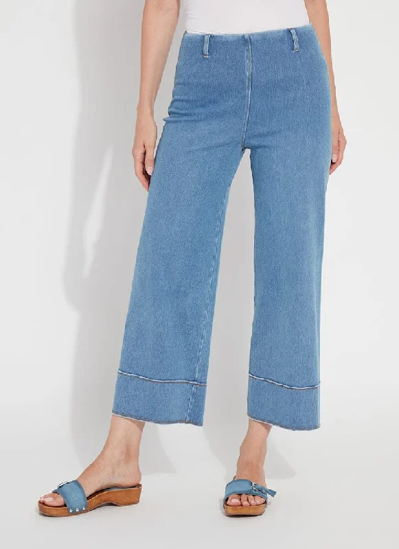Women's pants for office meetings High - waisted women jeans for a flattering silhouette Margo Crop Denim (26" Inseam) Women's pants for office meetings High - waisted women jeans for a flattering silhouette Margo Crop Denim (26" Inseam)