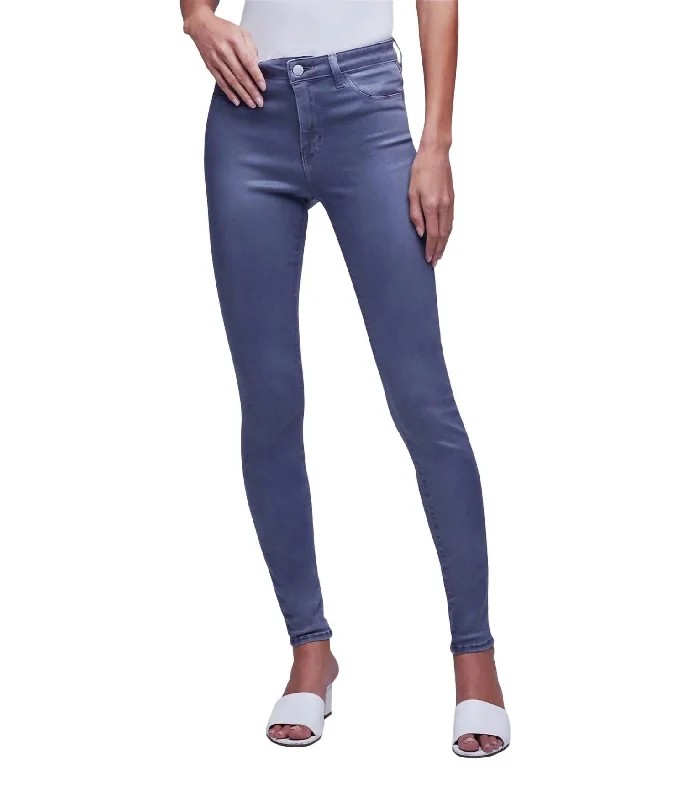 Women's pants for skiing Stretch women jeans for enhanced mobility and comfort Marguerite Coated Skinny Jean In Gris Coated Women's pants for skiing Stretch women jeans for enhanced mobility and comfort Marguerite Coated Skinny Jean In Gris Coated