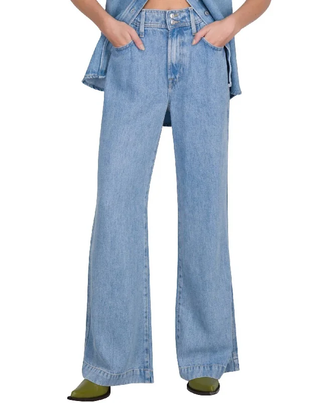 Women's zipper - detail fashion pants Jeggings women jeans combining the comfort of leggings and style of jeans Modern Dojo Tailorless Jean In Volcan Blue