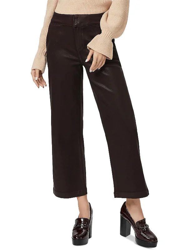 Women's pants for office meetings High - waisted women jeans for a flattering silhouette Nellie Womens Coated Trouser Ankle Jeans Women's pants for office meetings High - waisted women jeans for a flattering silhouette Nellie Womens Coated Trouser Ankle Jeans