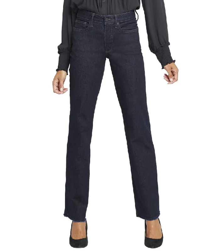 Women's pants for music festivals Ripped women jeans for a rebellious and fashion - forward style NYDJ Bailey Magical Straight Jean Women's pants for music festivals Ripped women jeans for a rebellious and fashion - forward style NYDJ Bailey Magical Straight Jean