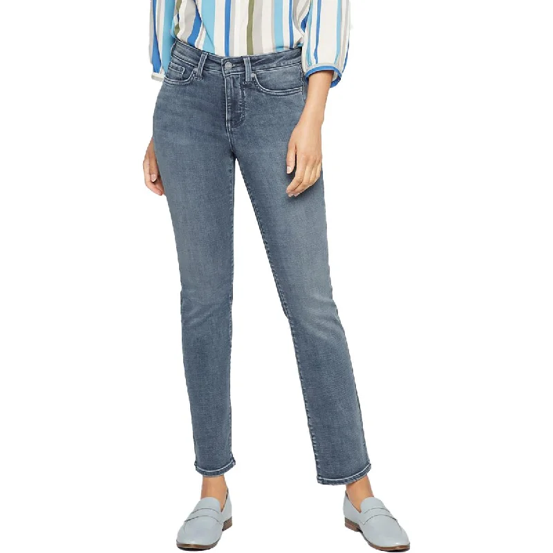 Women's pants with wrinkle - resistant material Cargo women jeans with multiple pockets for added functionality Sheri Womens Mid-Rise Slim Straight Leg Jeans Women's pants with wrinkle - resistant material Cargo women jeans with multiple pockets for added functionality Sheri Womens Mid-Rise Slim Straight Leg Jeans