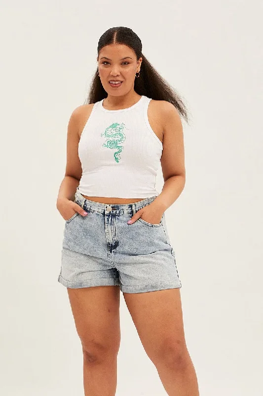 Women's discounted work pants Cargo women jeans with multiple pockets for added functionality Steel Blue Relaxed Denim Shorts High Rise Women's discounted work pants Cargo women jeans with multiple pockets for added functionality Steel Blue Relaxed Denim Shorts High Rise