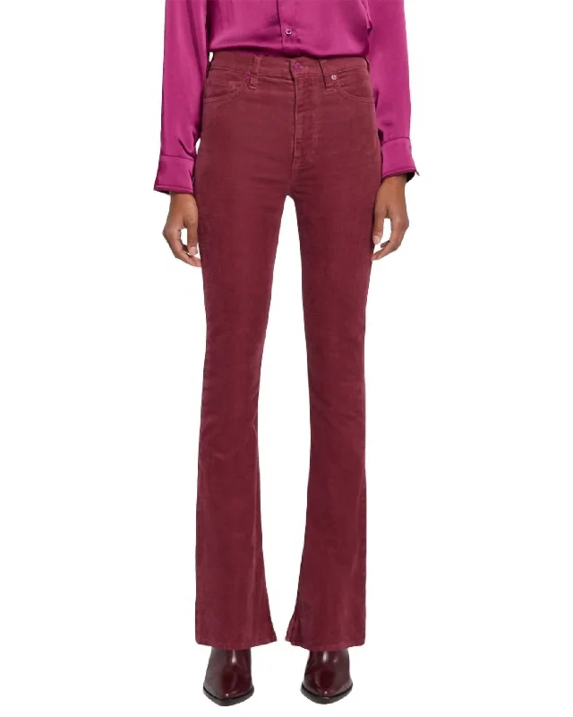 Women's tie - dye festival pants Straight - leg women jeans with a classic and timeless appeal Tailorless Uhr Skinny Boot Jeans In Burgandy Women's tie - dye festival pants Straight - leg women jeans with a classic and timeless appeal Tailorless Uhr Skinny Boot Jeans In Burgandy