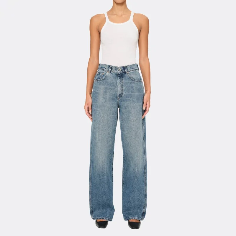 Women's pants for cocktail parties Distressed women jeans for a trendy and edgy look Taylor Barrel Leg (Endless Sea) Women's pants for cocktail parties Distressed women jeans for a trendy and edgy look Taylor Barrel Leg (Endless Sea)