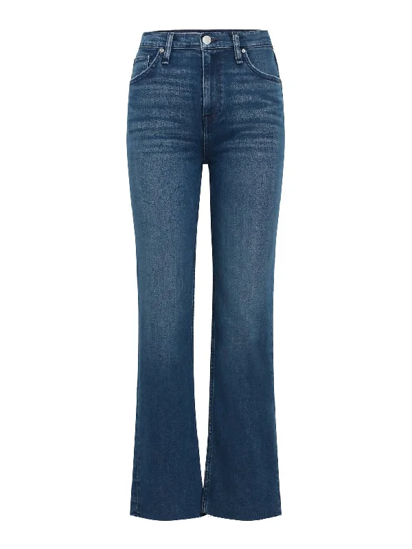 Women's polka - dot dressy pants Distressed women jeans for a trendy and edgy look Women's Remi High Rise Straight Ankle Jeans In Deep Dive Women's polka - dot dressy pants Distressed women jeans for a trendy and edgy look Women's Remi High Rise Straight Ankle Jeans In Deep Dive