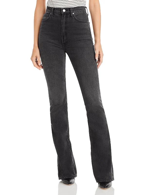 Women's polyester workout pants Button - fly women jeans with a traditional touch Womens Slit Heel Faded Straight Leg Jeans Women's polyester workout pants Button - fly women jeans with a traditional touch Womens Slit Heel Faded Straight Leg Jeans