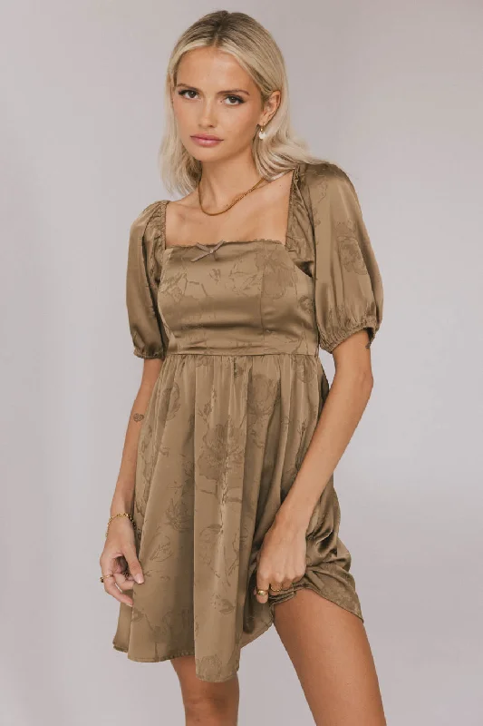 Mini dresses with empire waists for a flattering fitAlexis Satin Mini Dress in Olive Mini dresses with empire waists for a flattering fitAlexis Satin Mini Dress in Olive