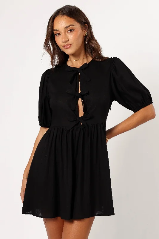 Sequined mini dresses for New Year's EveHarlyn Mini Dress - Black