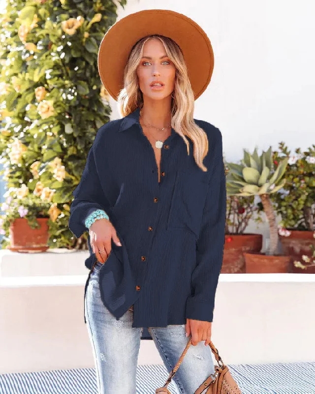 Mini dresses with side slits for a sexy appealKennedy Cotton Pocketed Button Down Tunic - Thyme - FINAL SALE Mini dresses with side slits for a sexy appealKennedy Cotton Pocketed Button Down Tunic - Thyme - FINAL SALE