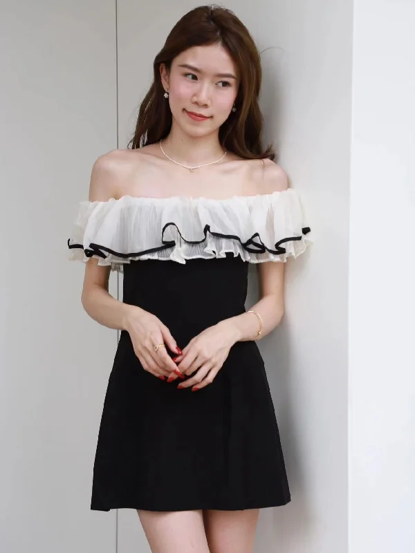 Mini dresses with bow accents for a sweet lookLace Ruffles Grand Lily Mini Dress