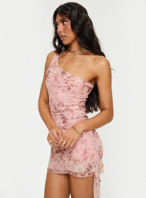 Short cocktail dresses in royal blue for a formal eventBramwell One Shoulder Mini Dress Pink Tall Short cocktail dresses in royal blue for a formal eventBramwell One Shoulder Mini Dress Pink Tall