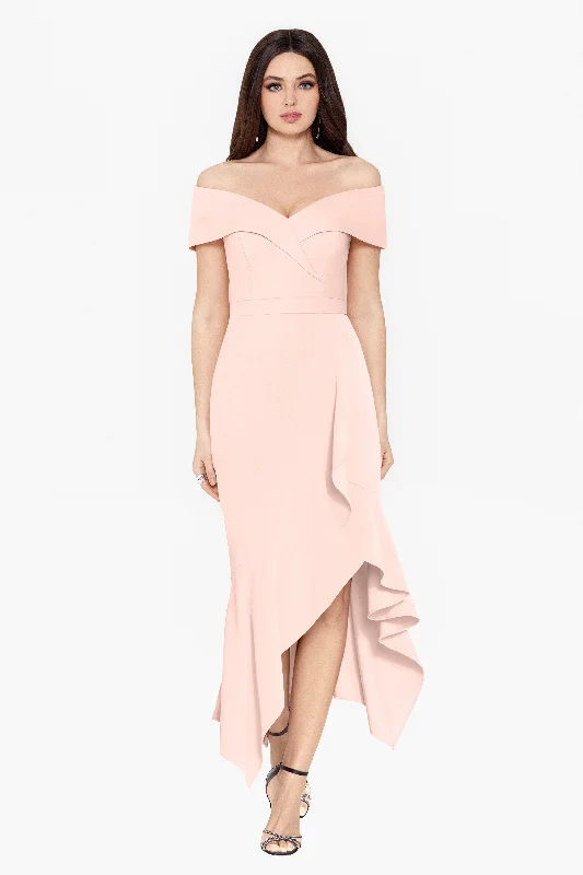 Cocktail dresses with a pleated skirt and a square neckline"Eileen" Off the Shoulder Fit and Flare Dress Cocktail dresses with a pleated skirt and a square neckline"Eileen" Off the Shoulder Fit and Flare Dress