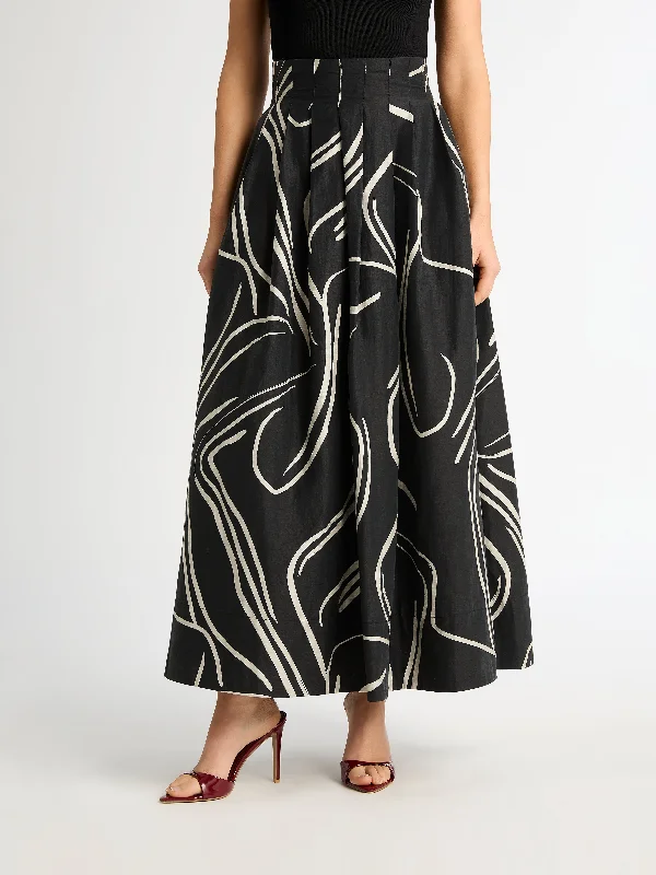 Embroidered wedding guest dresses in earthy tones for a rustic weddingFIGURE DANCER MAXI SKIRT Embroidered wedding guest dresses in earthy tones for a rustic weddingFIGURE DANCER MAXI SKIRT