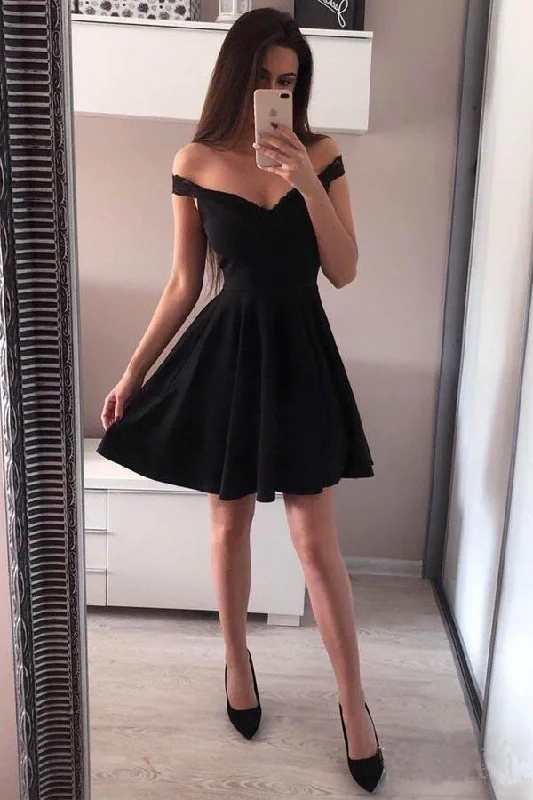Party dresses with a metallic - thread embroidery for a luxurious touchOff the Shoulder Red Homecoming Dresses Broad Strap Little Party Dress PD251 Party dresses with a metallic - thread embroidery for a luxurious touchOff the Shoulder Red Homecoming Dresses Broad Strap Little Party Dress PD251