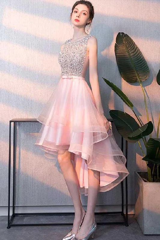 Sheath party dresses in a bold color for a statement - making outfitPink Tulle Sequin Short Prom Dress Pink Homecoming Dress PD238 Sheath party dresses in a bold color for a statement - making outfitPink Tulle Sequin Short Prom Dress Pink Homecoming Dress PD238