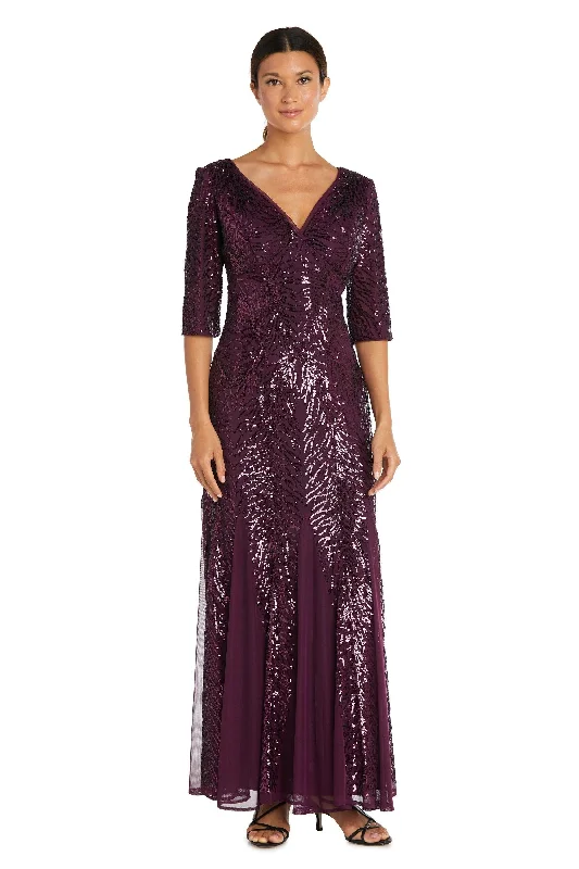 R&M Richards 7565 Long Mother Of The Bride Dress