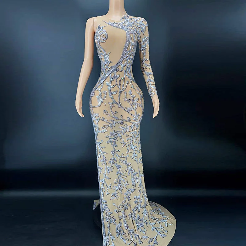 Prom dresses with one - shoulder designs and feather accents for a bold statementAD1182 Mother Of The Bride Dresses Elegant Women Sexy Diamonds Prom Gowns Evening Dress Party Prom dresses with one - shoulder designs and feather accents for a bold statementAD1182 Mother Of The Bride Dresses Elegant Women Sexy Diamonds Prom Gowns Evening Dress Party