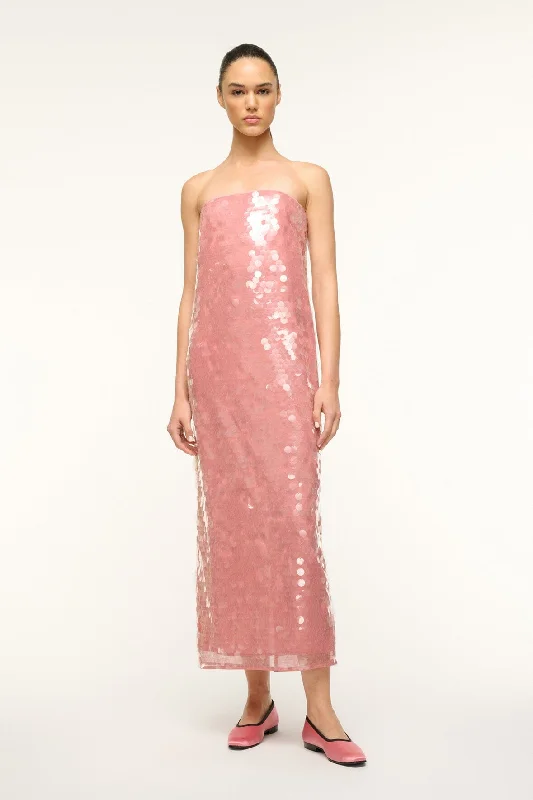 Formal dresses with off - the - shoulder sleeves and rhinestone accents for a sophisticated promCASEY DRESS | SIENNA
