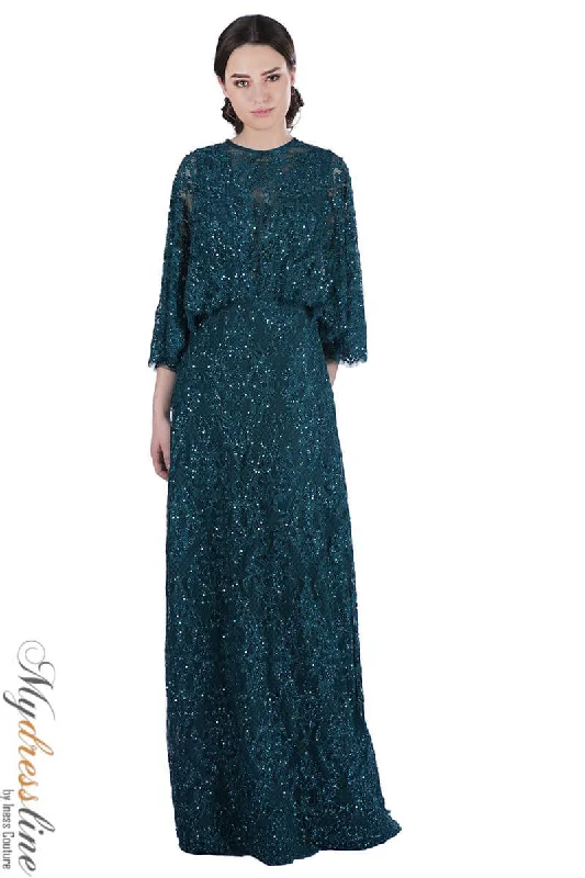 Prom dresses with keyhole backs and rhinestone - studded straps for a flirty lookDulce Celia Camilla Cape Prom dresses with keyhole backs and rhinestone - studded straps for a flirty lookDulce Celia Camilla Cape