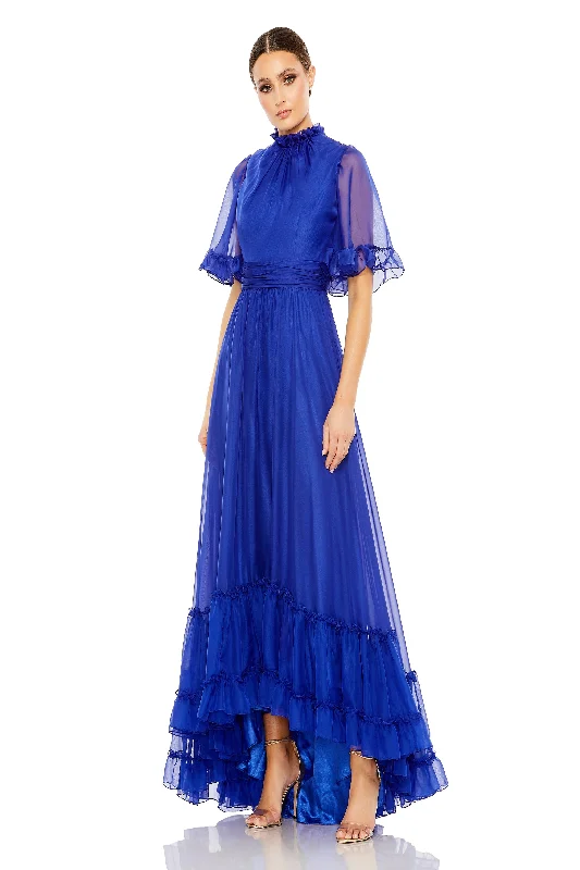 Formal dresses with wrap - around styles and beaded belts for a customized fitMac Duggal 68229 Formal dresses with wrap - around styles and beaded belts for a customized fitMac Duggal 68229
