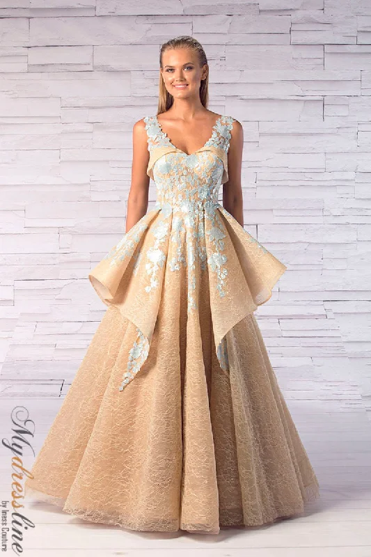 Sequined formal dresses with open backs for a sexy prom styleSara Badr 26414