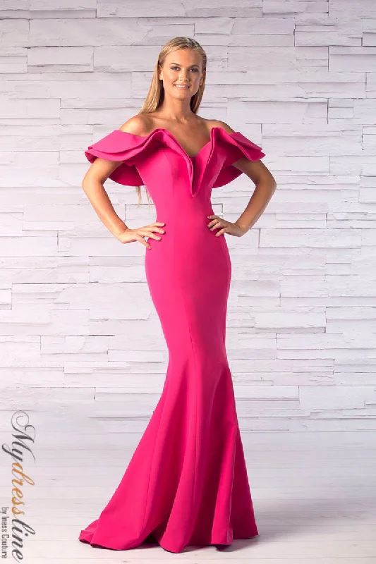 Prom dresses with one - shoulder designs and feather accents for a bold statementSara Badr 26454 Prom dresses with one - shoulder designs and feather accents for a bold statementSara Badr 26454