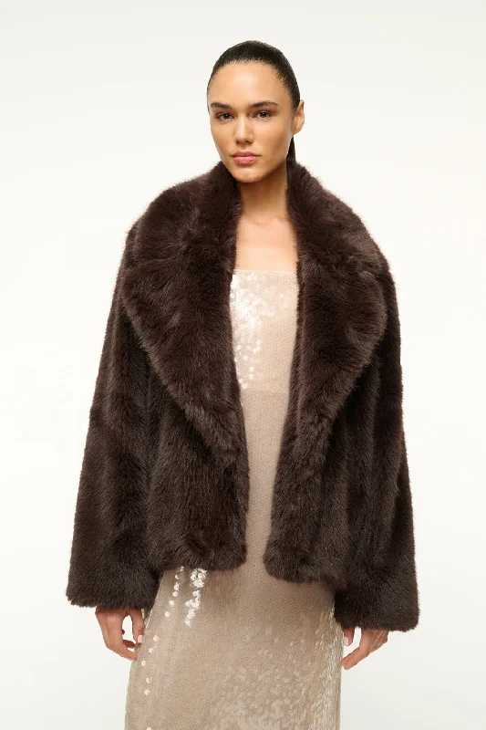 Sheath formal dresses with metallic thread detailing for a modern promSOPRANO JACKET | ESPRESSO Sheath formal dresses with metallic thread detailing for a modern promSOPRANO JACKET | ESPRESSO
